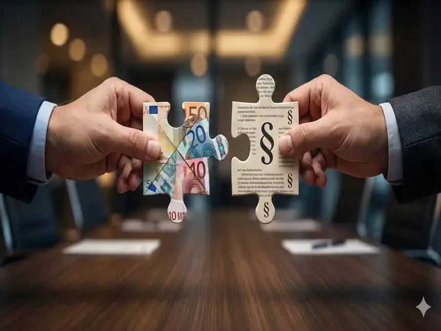 Anteile an geschlossenen Fonds auf dem Zweitmarkt verkaufen - Hände tauschen Puzzleteile