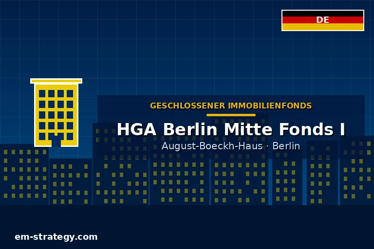 HGA Berlin Mitte Fonds I – August-Boeckh-Haus geschlossener Immobilienfonds Zweitmarkt