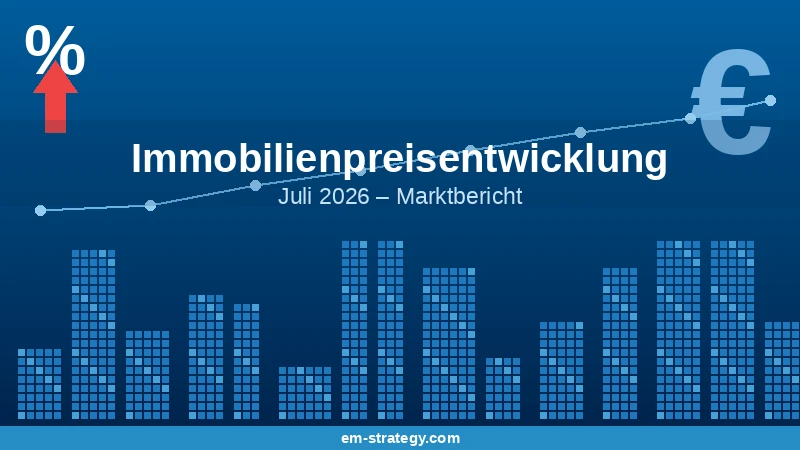 Immobilienpreisentwicklung Juli 2026 – Energieschock und steigende Zinsen belasten den Markt